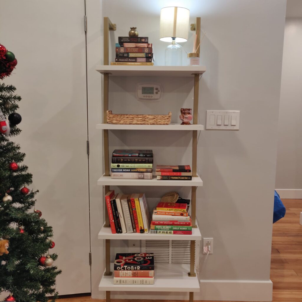 living room shelf